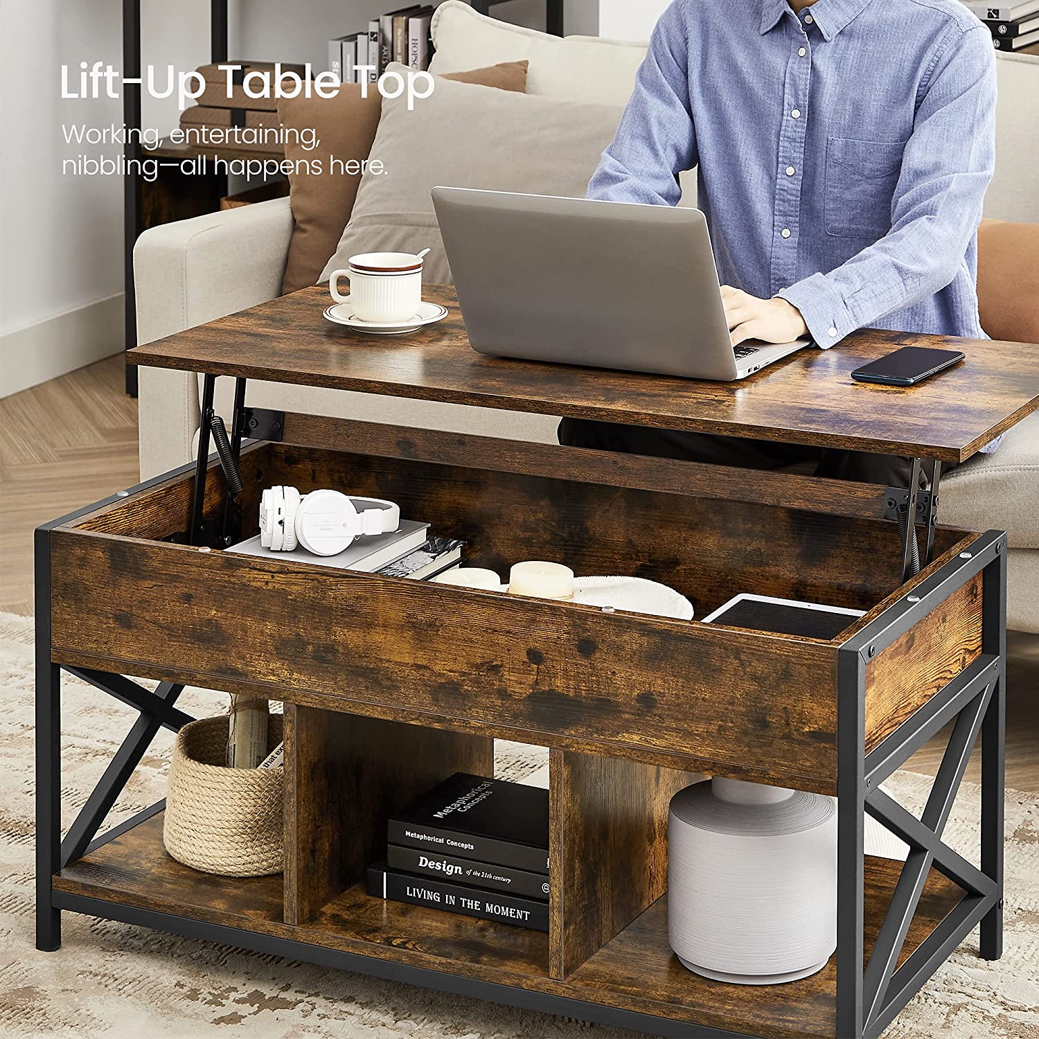 VASAGLE Coffee Table - Image 6