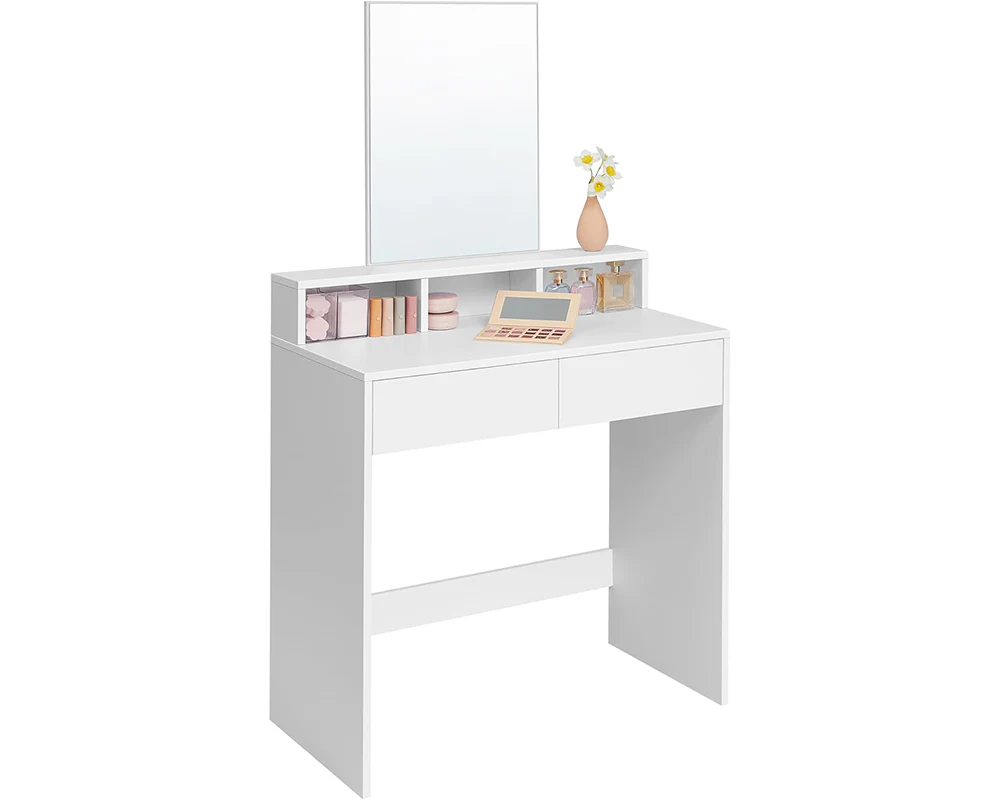 VASAGLE Dressing Table With Mirror - Image 8