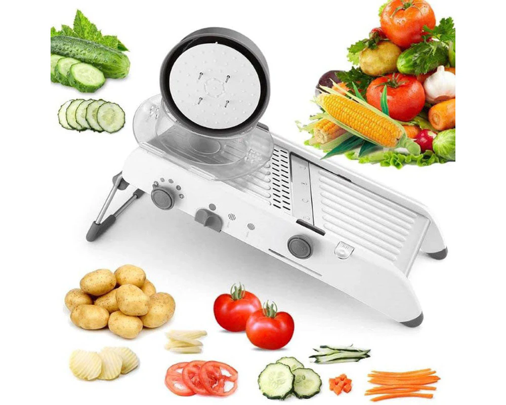 Vegetable Slicer Vegetable Cutter Mandoline Slicer Stainless Steel Vegetable Julienner - Image 12