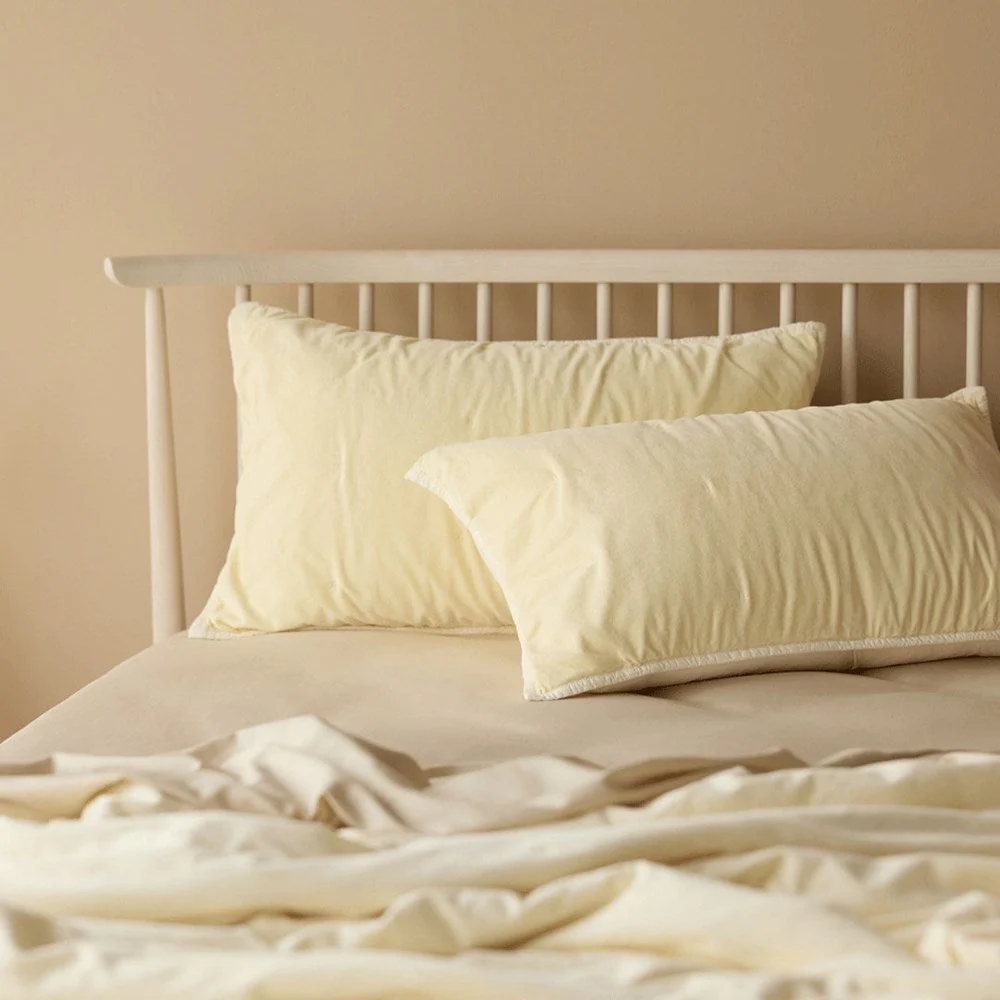 Venus Cotton Velvet Quilted Pillowcase