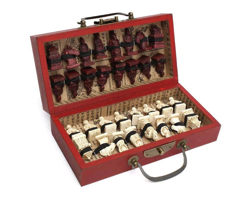 Vintage Chess Set Chess Board Set - Image 7