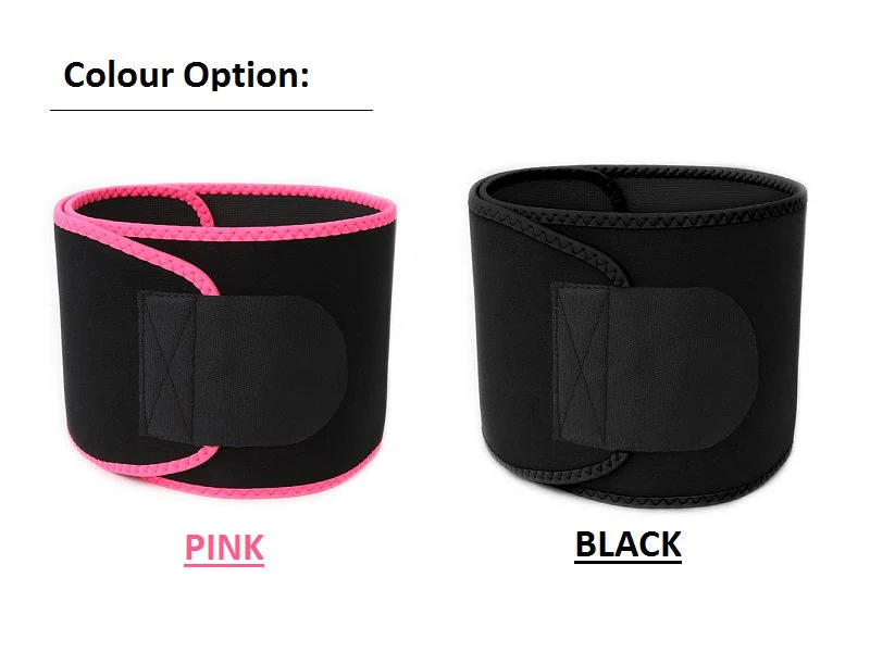 WAIST TRIMMER Women Men Fat Burner Belt Weight Loss Sweat Slim Wrap Body Shaper - Image 2