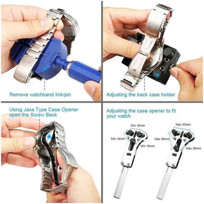 Watch Repair Tool Kit with Carry Bag - Image 5