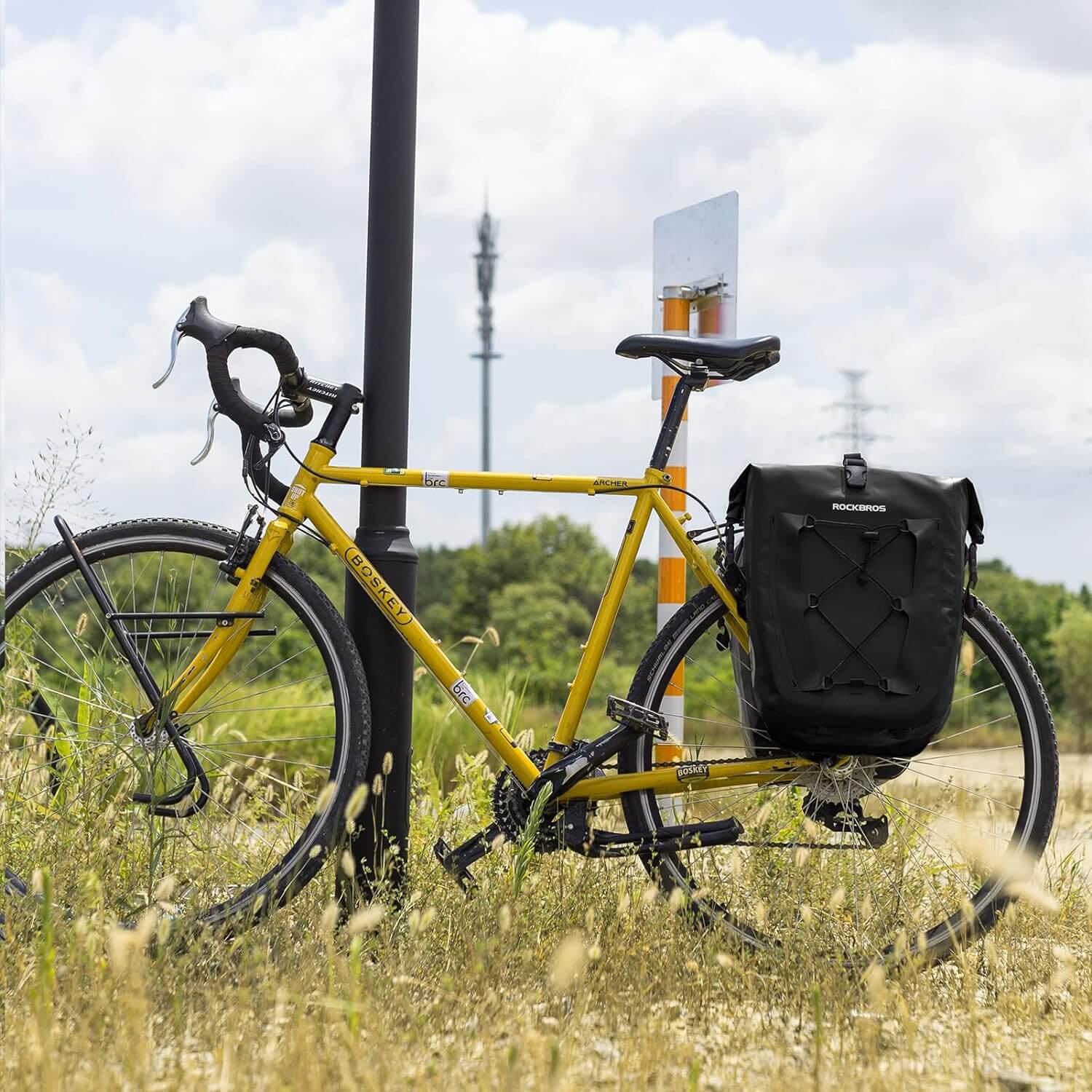 Waterproof Bike Rear Rack Carrier Trunk Travel Pannier Bag 25L - Image 8