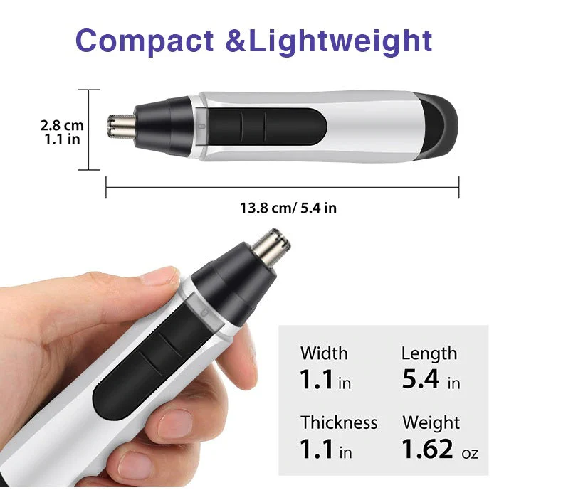 Waterproof Electric Nose and Ear Hair Trimmer - Image 10