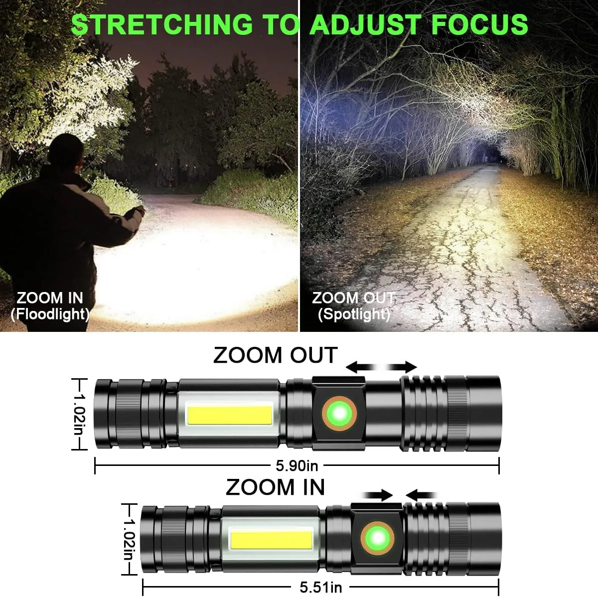 Solar Powered Outdoor Flashlight - Image 2