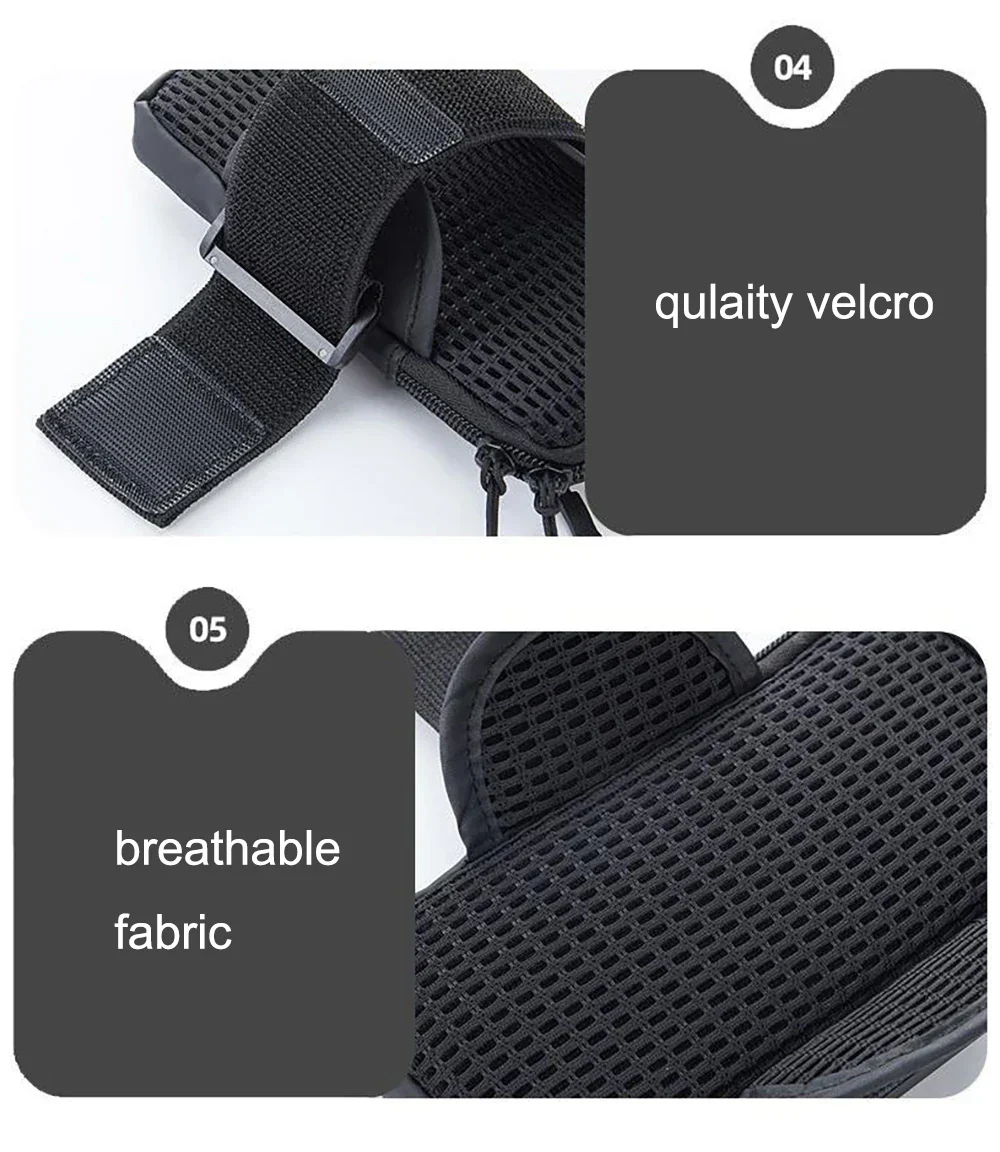 Waterproof Running Armband Phone Holder – 2 Pocket Sports Wrist Wallet for Gym & Outdoor Exercise (Fits up to 6.8” phone) - Image 11