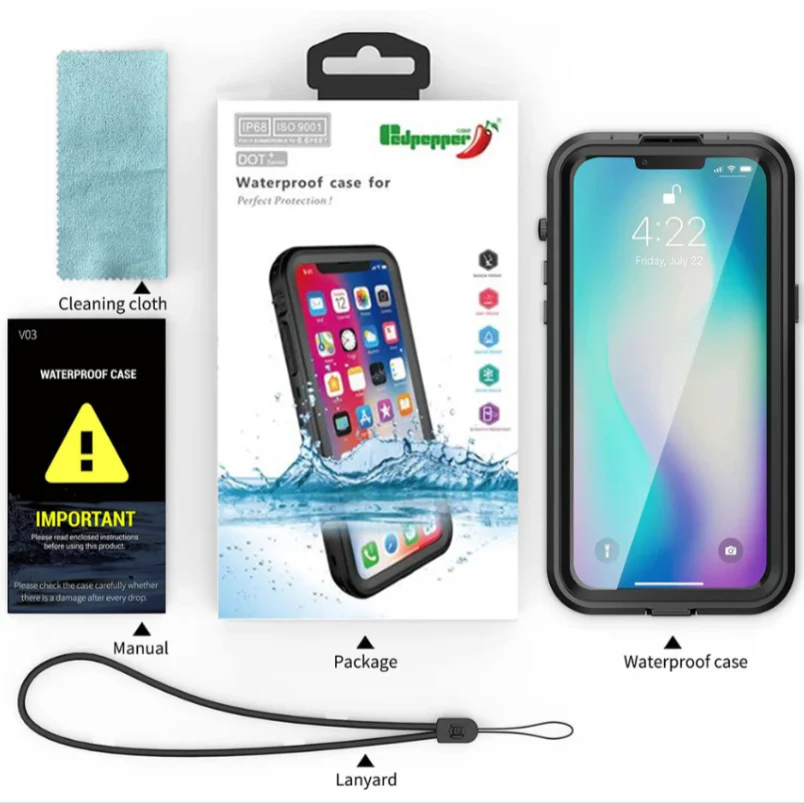Waterproof Shockproof Case for iPhone 14 | Full Body Protective Cover - Image 5