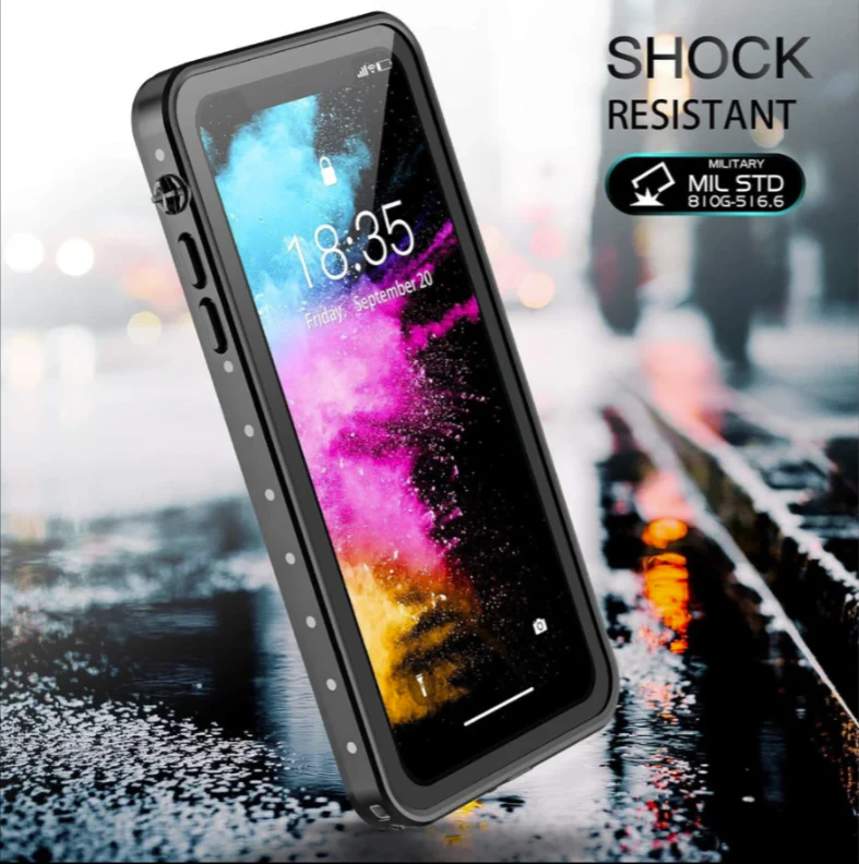 iPhone XS Waterproof Case Redpepper Full Protective Cover - Image 6