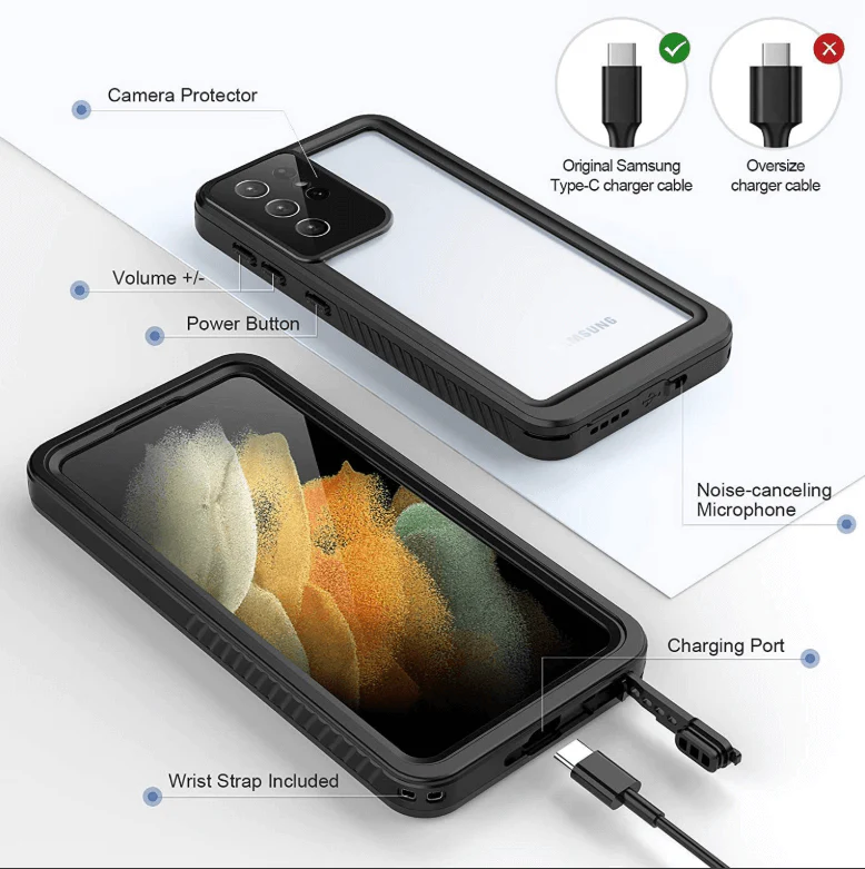 Redpepper Samsung S24 Plus Waterproof Case | Shockproof Cover - Image 4