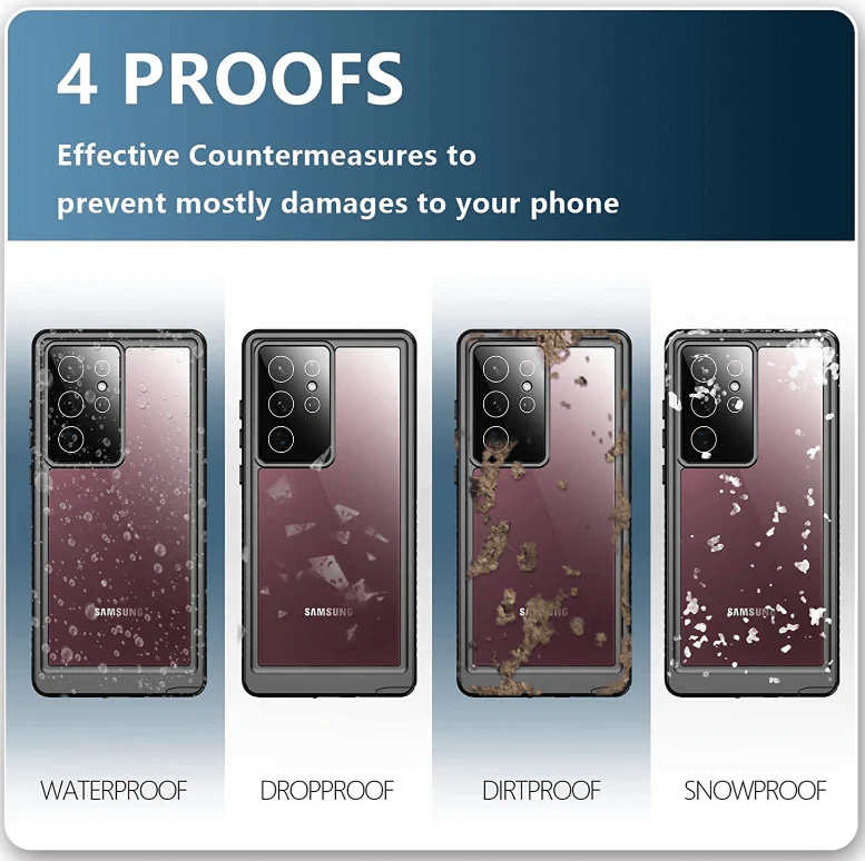 Redpepper Waterproof Case for Samsung S24 Ultra | Full Protection - Image 3