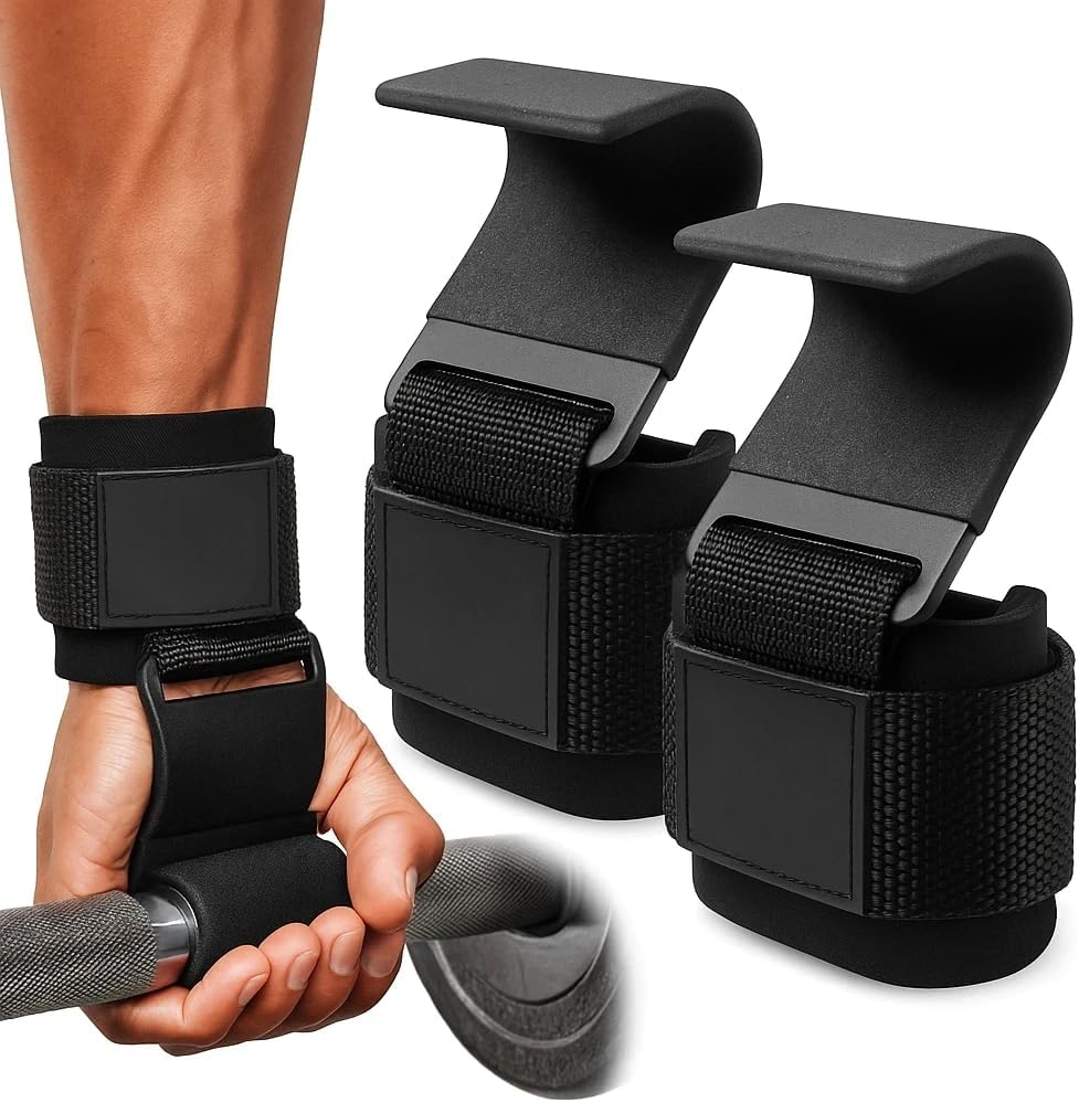 Weight Lifting Power Lifting Hooks - pair - Image 5