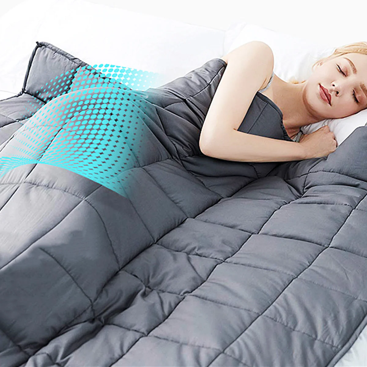 Weighted Blanket 9KG Queen Deep Sleep Relax - Image 5