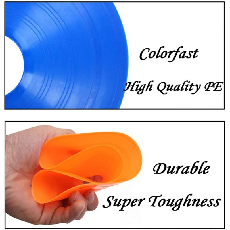 Welcome Back to School 50 Agility Training Sports Cones With Holder - Image 3