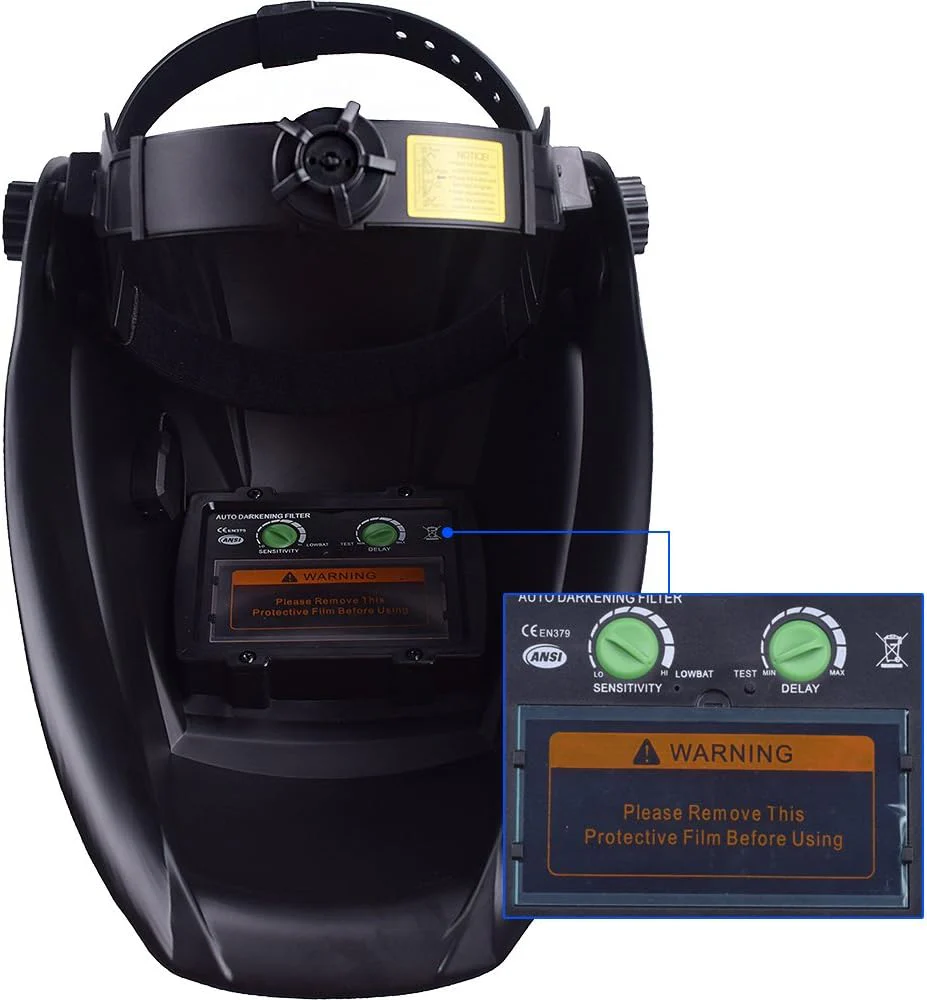 Welding Helmet Solar Auto Darkening Solar & Battery - Image 6