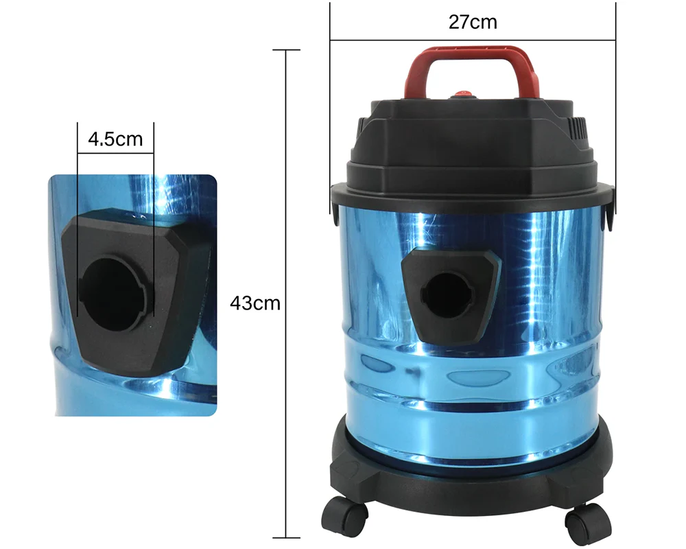 Wet and Dry Vacuum Cleaner – 1500W Wet and Dry Vacuum Cleaner 20L Tank - Image 4