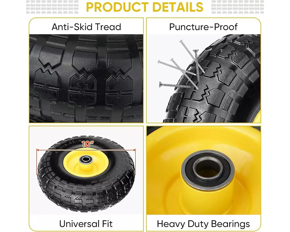 Wheel Barrow / Trolley / Go Cart Wheels - Image 3