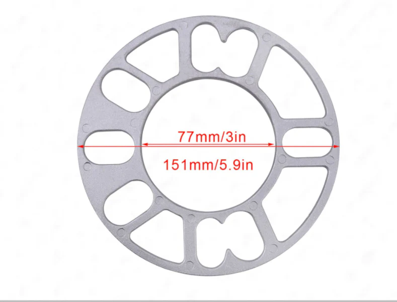 Wheel Spacers 10mm HUB CENTRIC SLIP ON SPACERS - Image 4