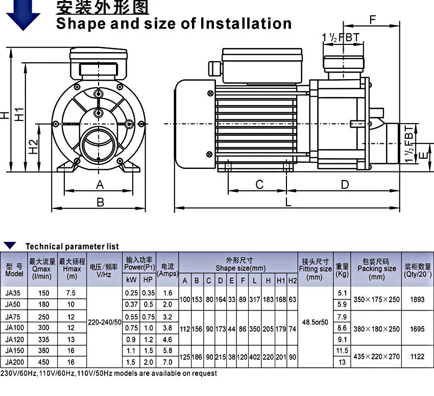 Whirlpool SPA Pool Pump 2HP - Image 7