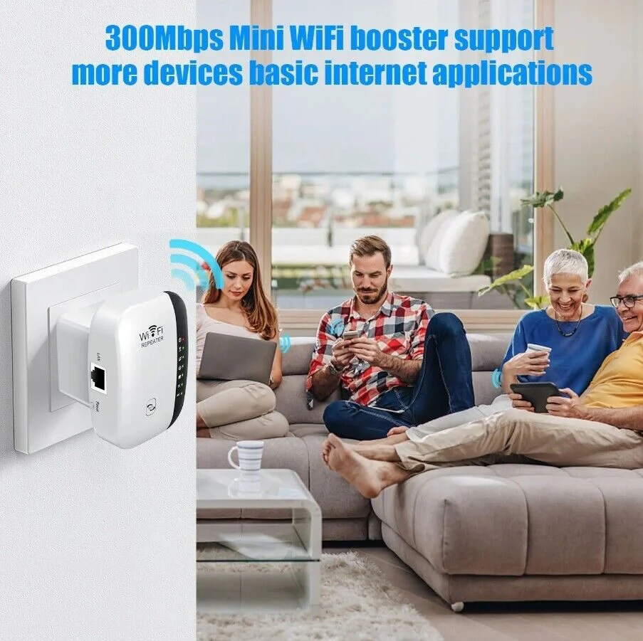 Wifi Repeater Wireless Extender Booster 300Mbps - Image 2