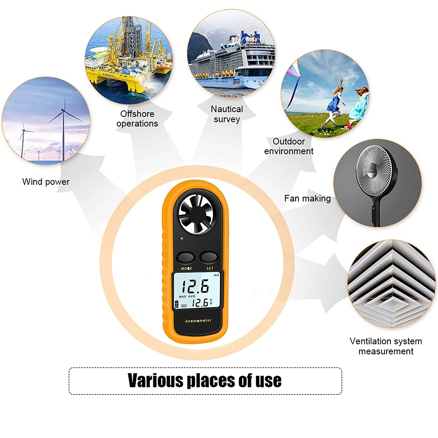 Wind Speed Meter Anemometer - Image 6