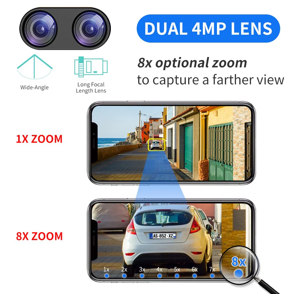 Hiseeu 4K 8MP PTZ IP Camera Outdoor WiFi - Image 10