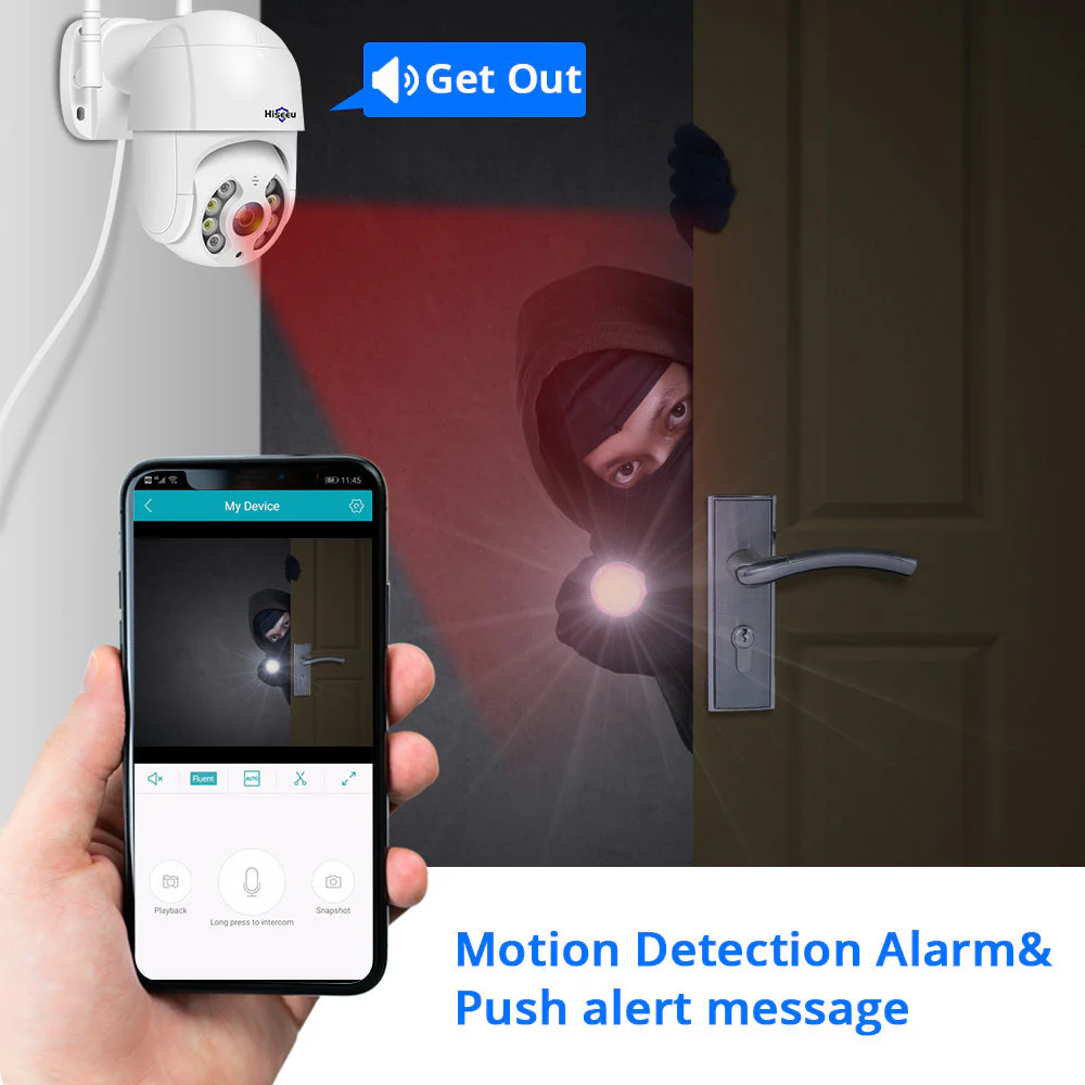 3MP PTZ Outdoor Security Camera with 32Gb SD Card - Image 3