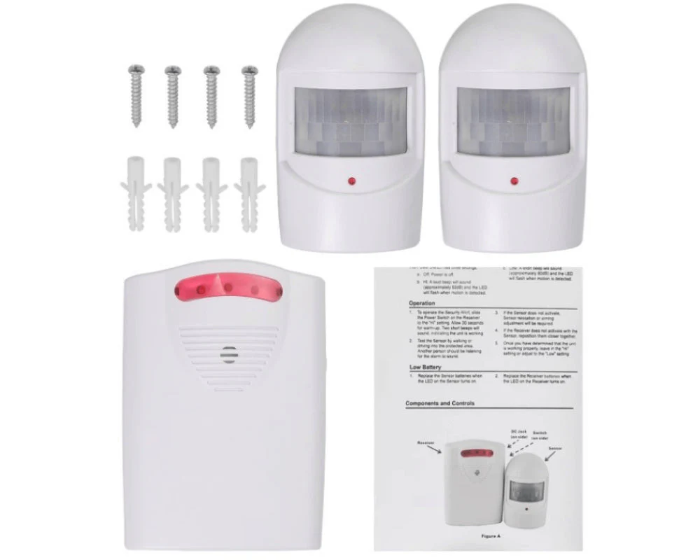 Wireless Security Driveway Alarm 2 Sensors - Image 3