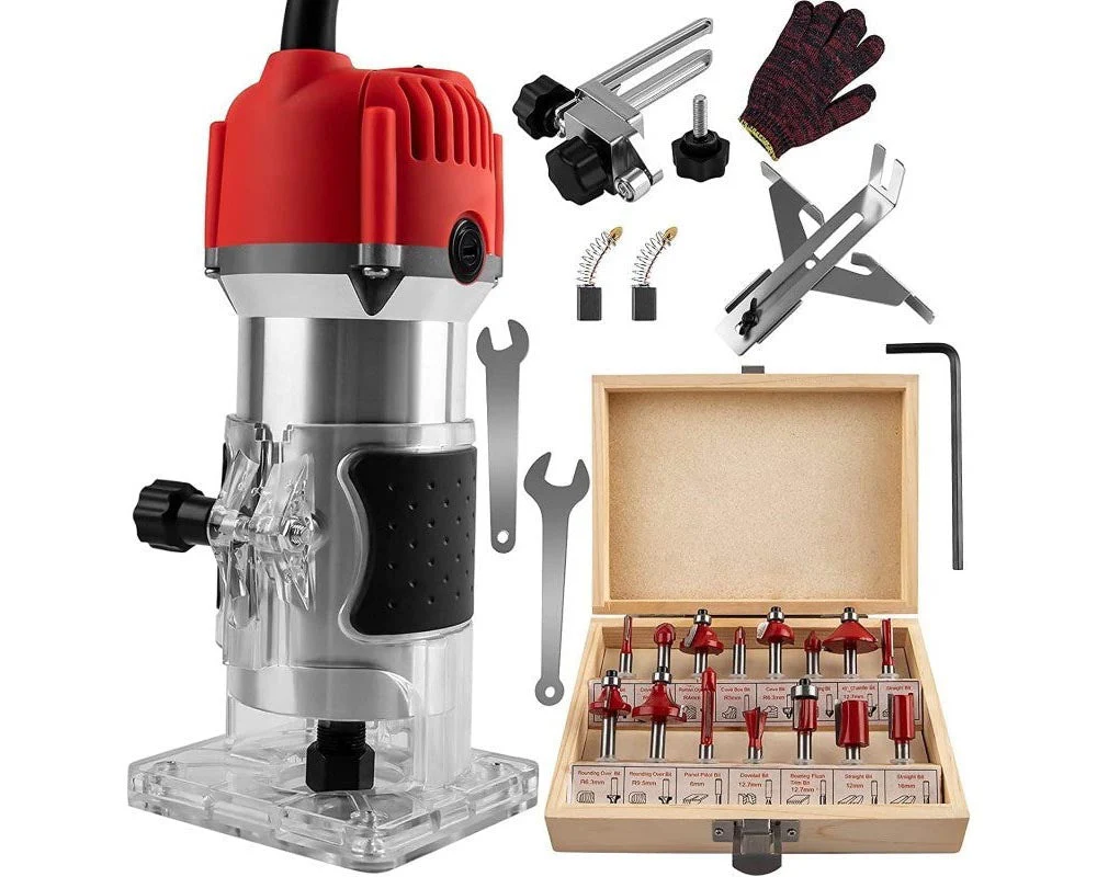 Wood Router Tool with Woodworking Bit - Image 8