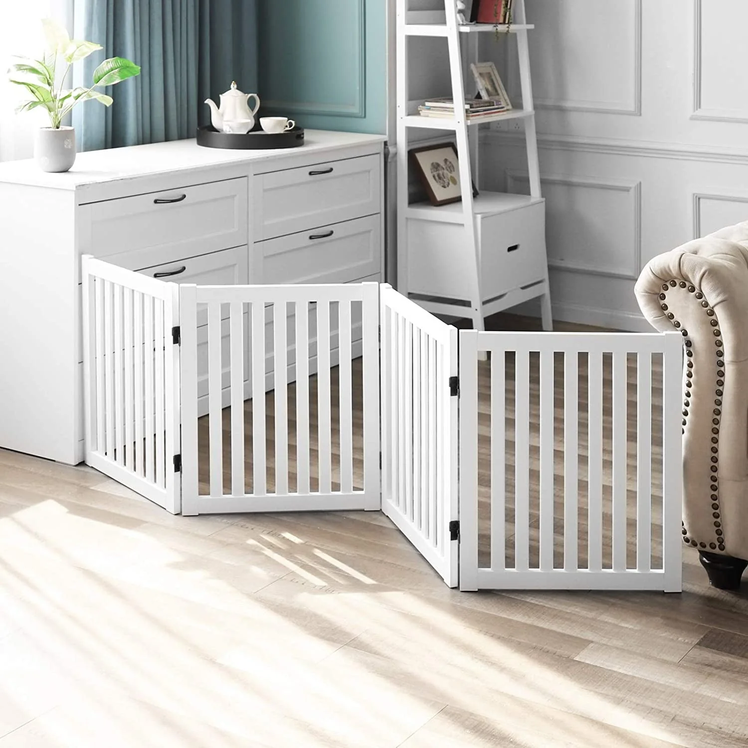 Wooden Fireplace Safety Gate Safety Fence - Image 5