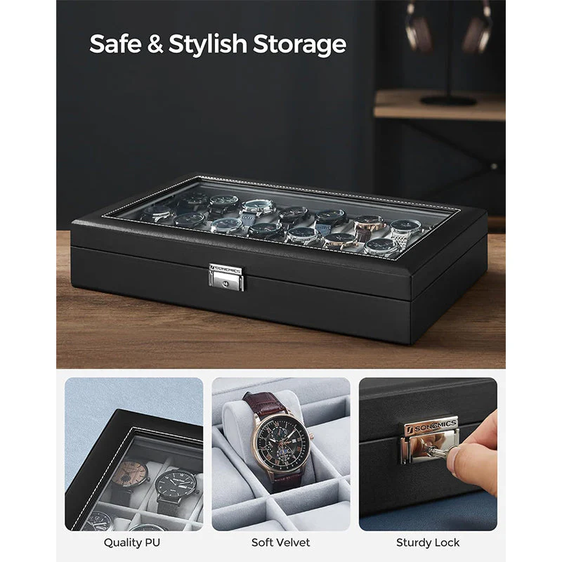 Wrist Watch Display Box 24 Slots - Image 2