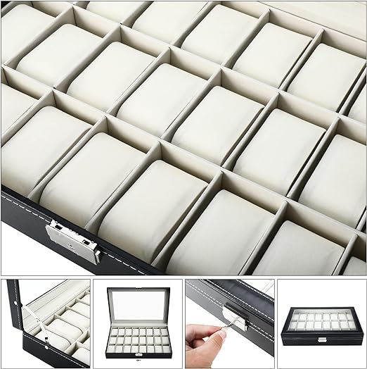 Wrist Watch Display Box 24 Slots - Image 9