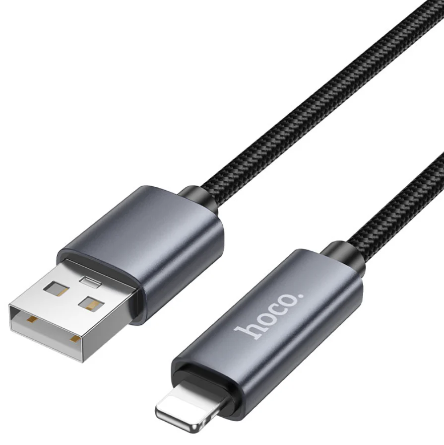 X112 USB to iPhone Fast Charging Cable 2.4A LED Display - Image 2