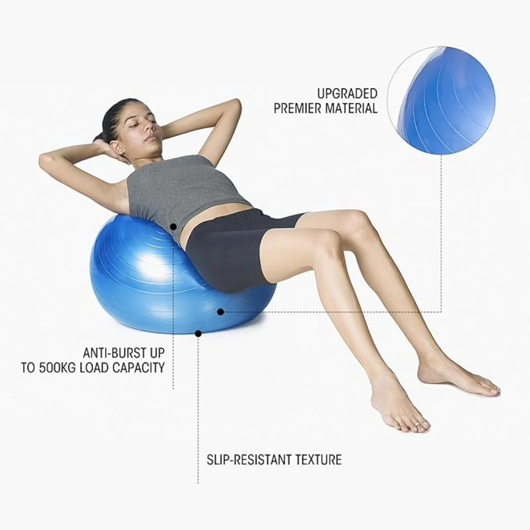 Yoga Balance Ball Fitness Shaping Sitting Ball (Blue) - Image 7