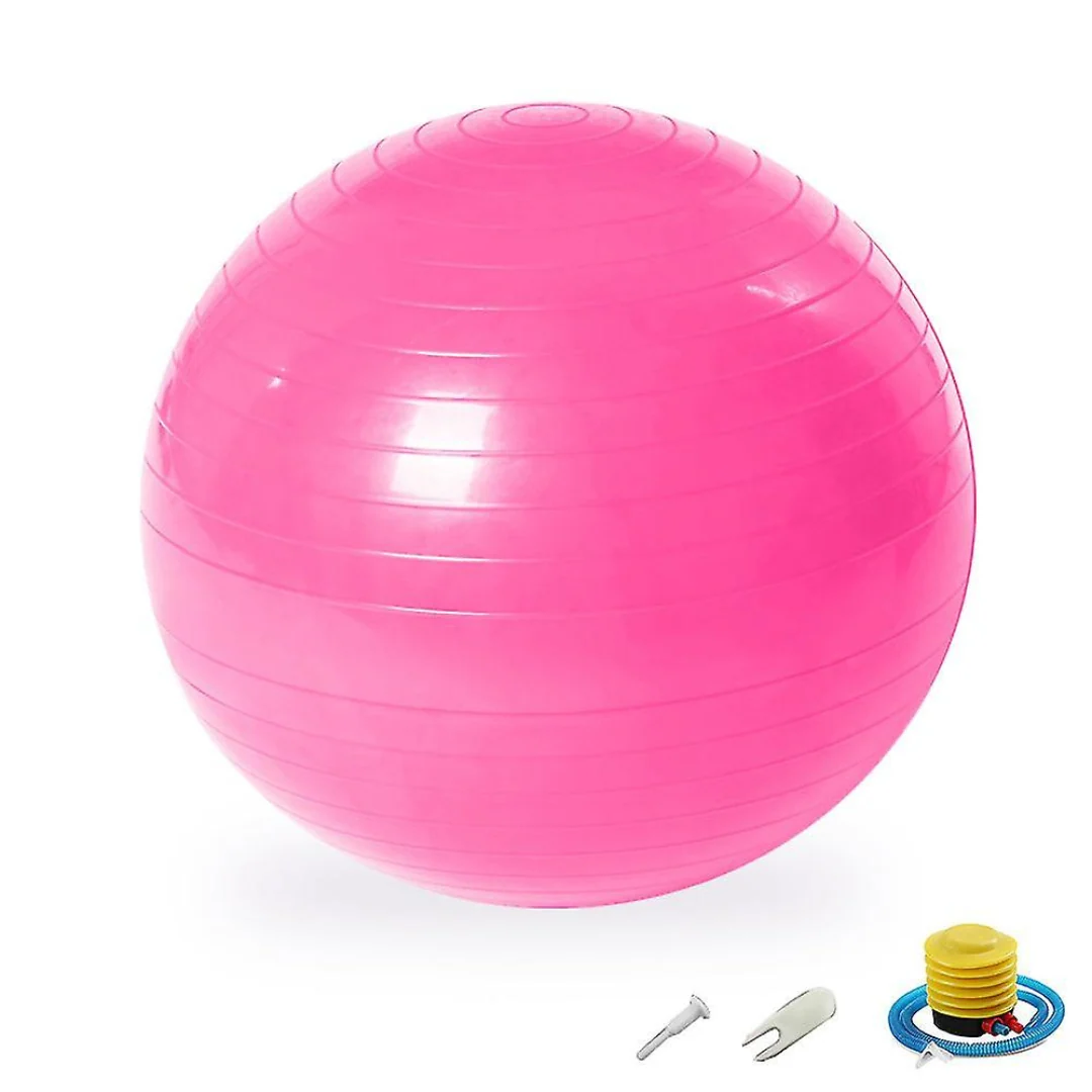 Yoga Balance Ball Fitness Shaping Sitting Ball (Pink) - Image 2